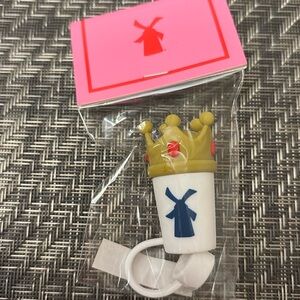 Dutch bros passenger princess straw topper